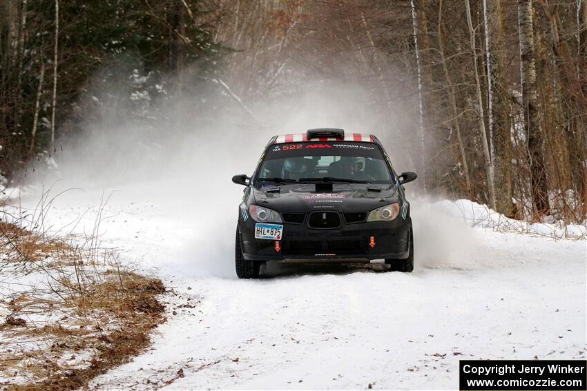 Matt James / Jackie James Subaru Impreza on SS2, Nemadji Trail West I.
