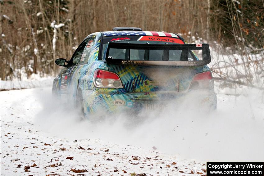 Matt James / Jackie James Subaru Impreza on SS2, Nemadji Trail West I.