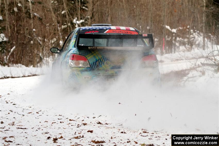 Matt James / Jackie James Subaru Impreza on SS2, Nemadji Trail West I.