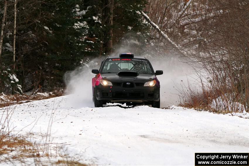 Colin Gleason / Marc Gutenberger Subaru Impreza 2.5RS on SS2, Nemadji Trail West I.