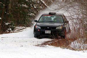 Jonah Becken / Peyton Reece Subaru Impreza 2.5i on SS2, Nemadji Trail West I.