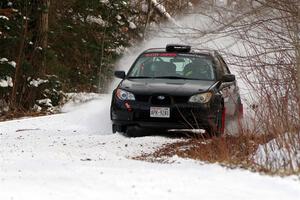 Jonah Becken / Peyton Reece Subaru Impreza 2.5i on SS2, Nemadji Trail West I.