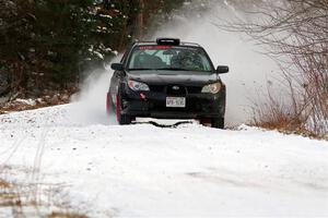 Jonah Becken / Peyton Reece Subaru Impreza 2.5i on SS2, Nemadji Trail West I.