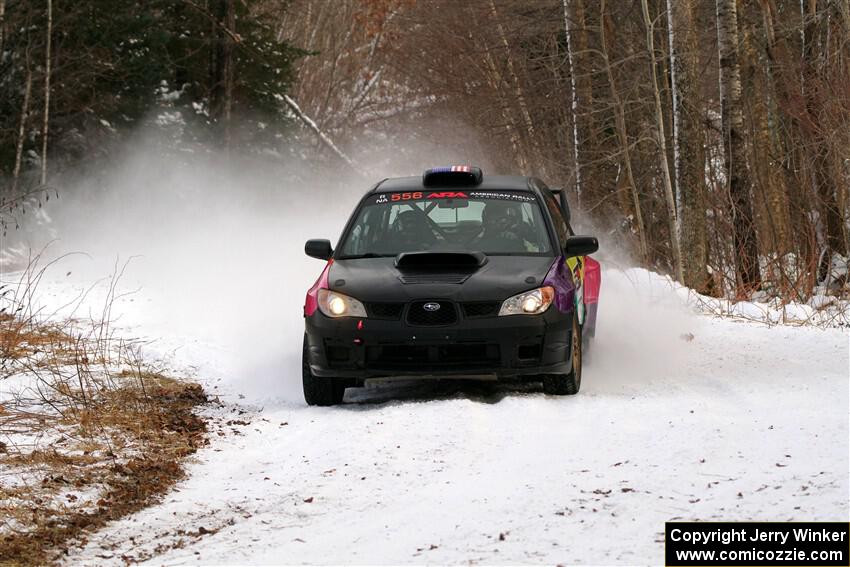 Colin Gleason / Marc Gutenberger Subaru Impreza 2.5RS on SS2, Nemadji Trail West I.