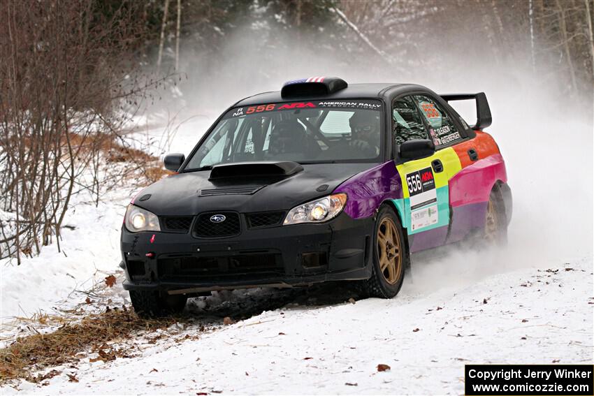 Colin Gleason / Marc Gutenberger Subaru Impreza 2.5RS on SS2, Nemadji Trail West I.
