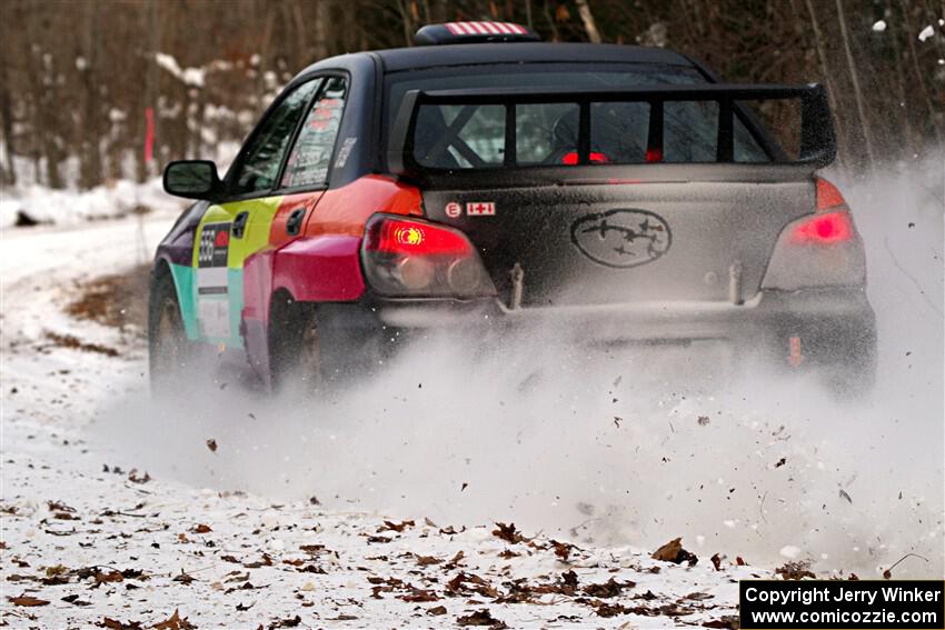 Colin Gleason / Marc Gutenberger Subaru Impreza 2.5RS on SS2, Nemadji Trail West I.