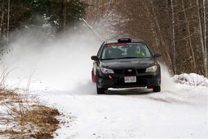 Jonah Becken / Peyton Reece Subaru Impreza 2.5i on SS2, Nemadji Trail West I.