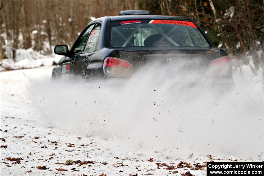 Jonah Becken / Peyton Reece Subaru Impreza 2.5i on SS2, Nemadji Trail West I.