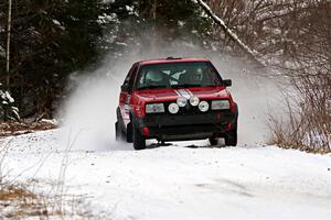 Nino Ortega / Peyton Goldenstein VW GTI on SS2, Nemadji Trail West I.
