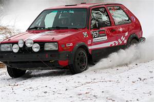 Nino Ortega / Peyton Goldenstein VW GTI on SS2, Nemadji Trail West I.