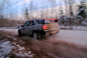 Peter Farrow / Jackson Sedivy Subaru WRX on SS3, Nemadji Trail East II.