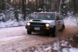 Josh Nykanen / Charlotte Himes VW GTI on SS3, Nemadji Trail East II.