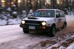 Josh Nykanen / Charlotte Himes VW GTI on SS3, Nemadji Trail East II.