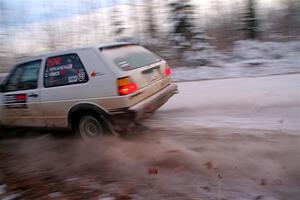 Josh Nykanen / Charlotte Himes VW GTI on SS3, Nemadji Trail East II.