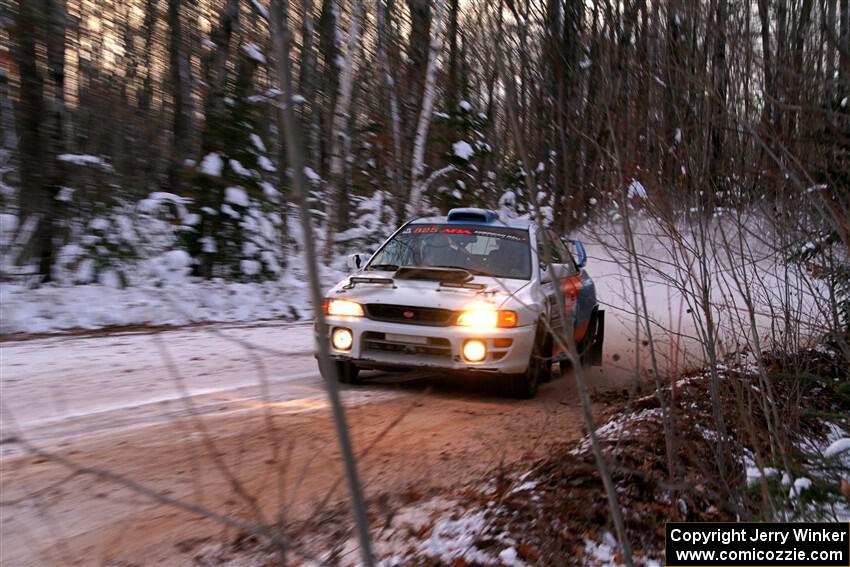 Tyler Matalas / Jake Robinson Subaru Impreza LX on SS3, Nemadji Trail East II.