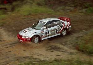 Mark Cox / Jim Gill Mitsubishi Lancer Evo VI on Del Sur 1