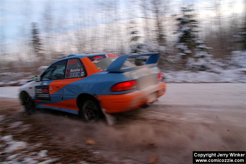 Tyler Matalas / Jake Robinson Subaru Impreza LX on SS3, Nemadji Trail East II.