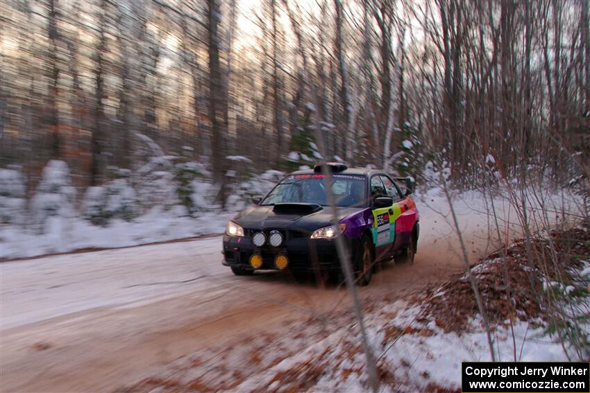 Colin Gleason / Marc Gutenberger Subaru Impreza 2.5RS on SS3, Nemadji Trail East II.