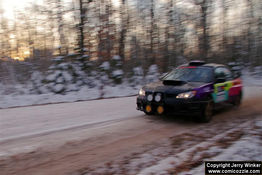 Colin Gleason / Marc Gutenberger Subaru Impreza 2.5RS on SS3, Nemadji Trail East II.