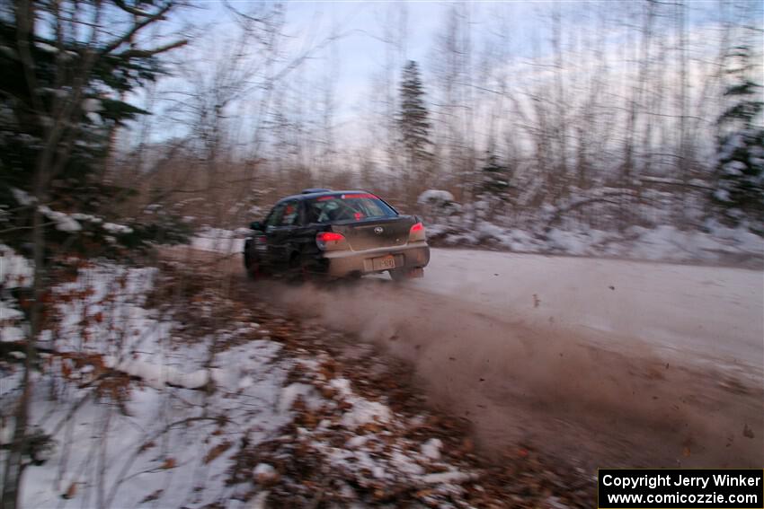 Jonah Becken / Peyton Reece Subaru Impreza 2.5i on SS3, Nemadji Trail East II.