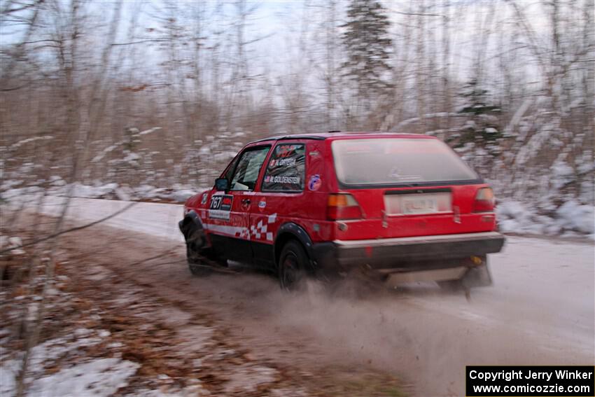 Nino Ortega / Peyton Goldenstein VW GTI on SS3, Nemadji Trail East II.
