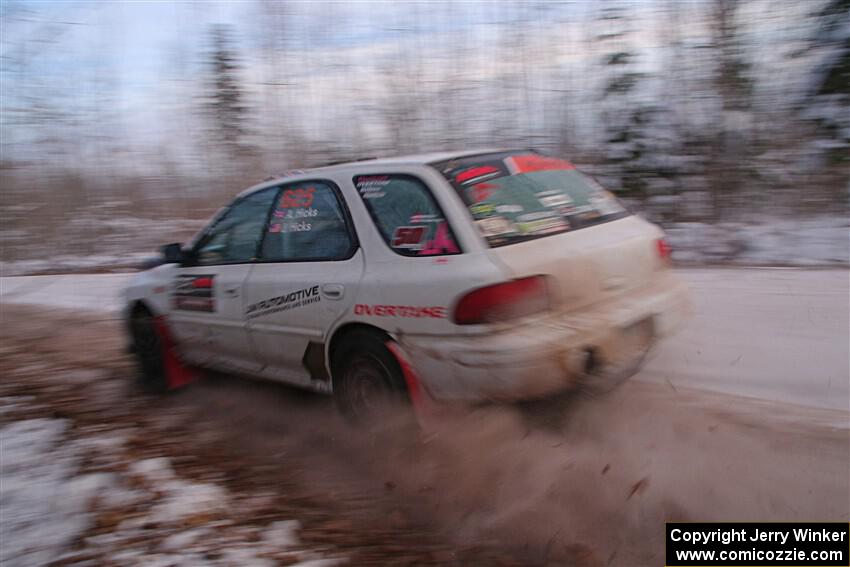 Aidan Hicks / John Hicks Subaru Impreza Wagon on SS3, Nemadji Trail East II.