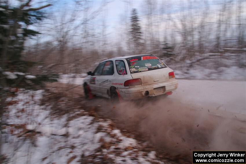 Aidan Hicks / John Hicks Subaru Impreza Wagon on SS3, Nemadji Trail East II.