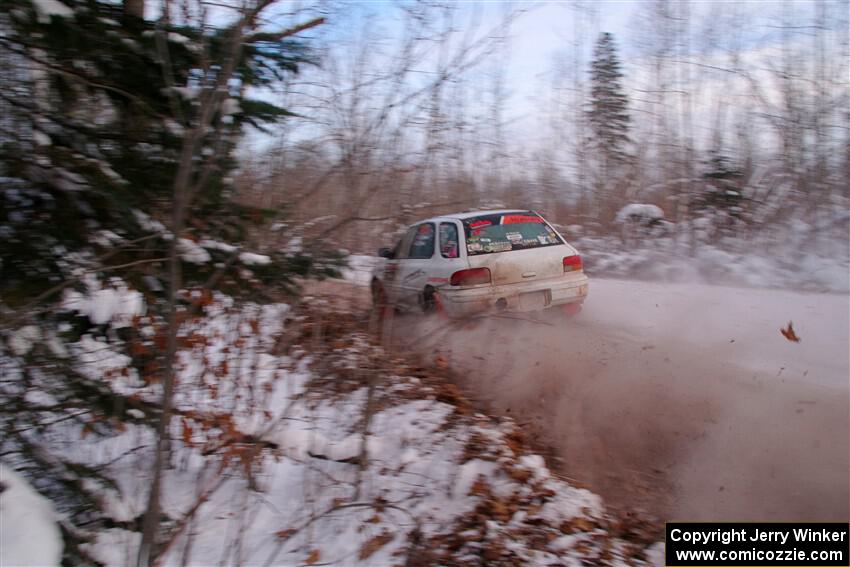Aidan Hicks / John Hicks Subaru Impreza Wagon on SS3, Nemadji Trail East II.