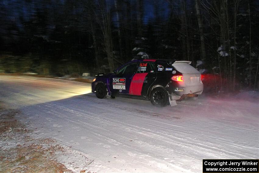 Silas Himes / Guinevere Himes Subaru WRX STi on SS4, Nemadji Trail West II.