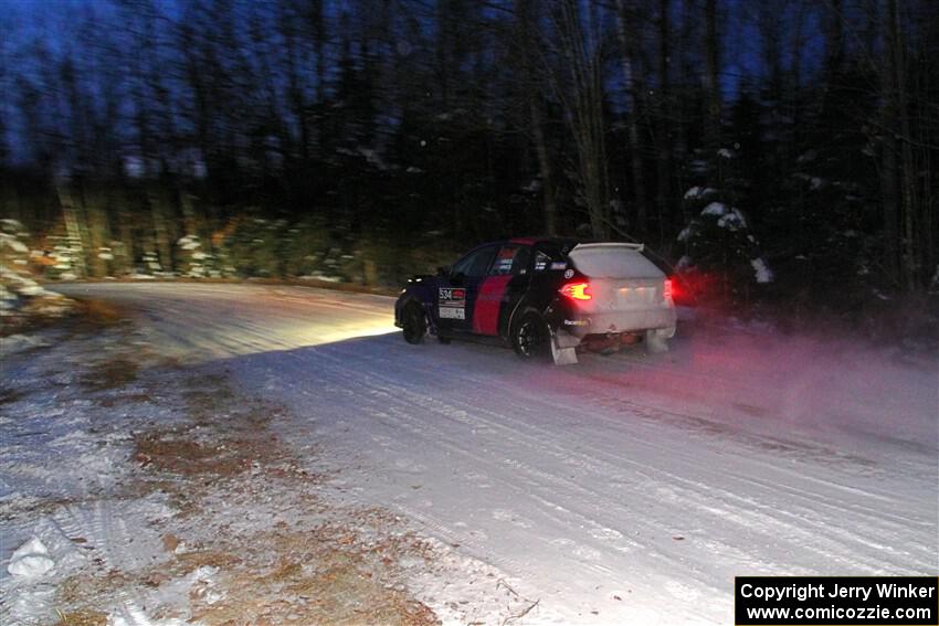 Silas Himes / Guinevere Himes Subaru WRX STi on SS4, Nemadji Trail West II.
