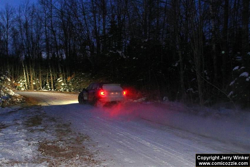 Silas Himes / Guinevere Himes Subaru WRX STi on SS4, Nemadji Trail West II.