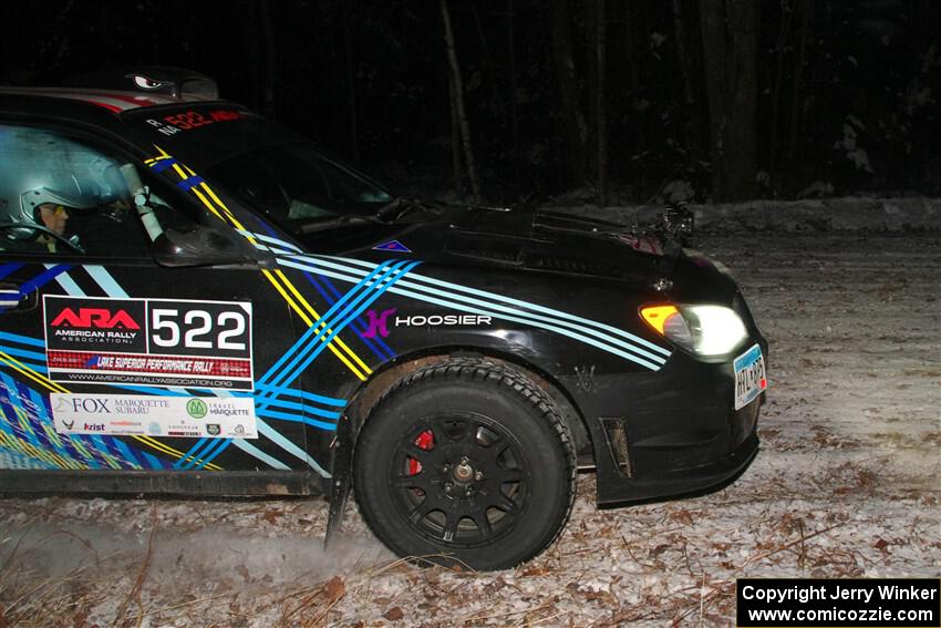 Matt James / Jackie James Subaru Impreza on SS4, Nemadji Trail West II.