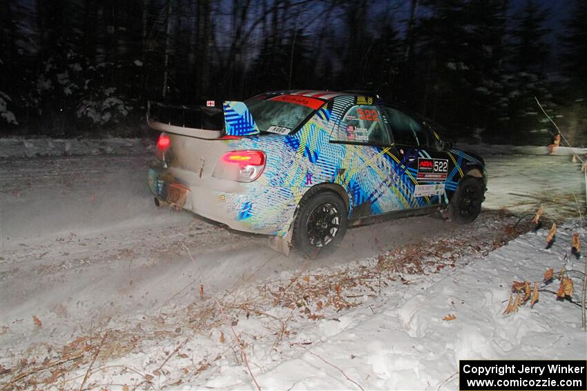 Matt James / Jackie James Subaru Impreza on SS4, Nemadji Trail West II.