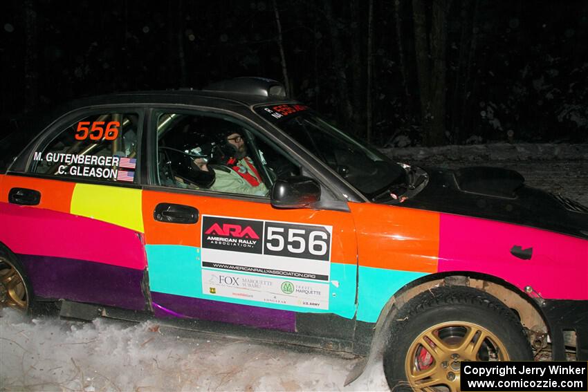 Colin Gleason / Marc Gutenberger Subaru Impreza 2.5RS on SS4, Nemadji Trail West II.