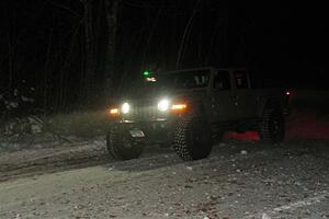 A Jeep Wrangler Rubicon sweeps SS4, Nemadji Trail West II.