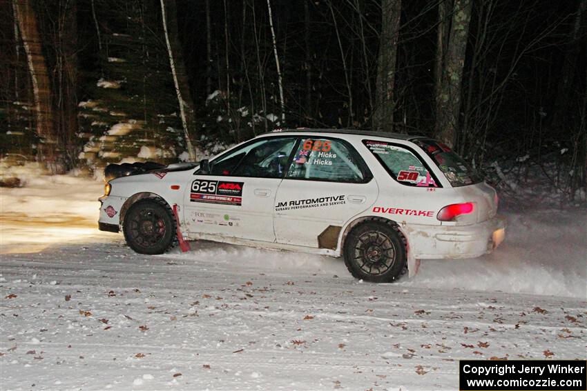 Aidan Hicks / John Hicks Subaru Impreza Wagon on SS4, Nemadji Trail West II.