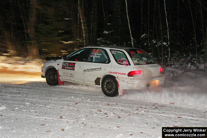 Aidan Hicks / John Hicks Subaru Impreza Wagon on SS4, Nemadji Trail West II.