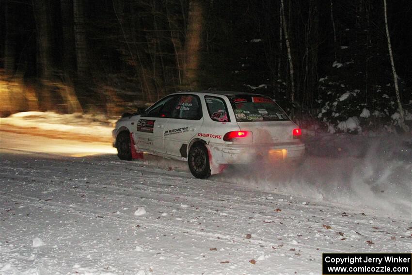 Aidan Hicks / John Hicks Subaru Impreza Wagon on SS4, Nemadji Trail West II.