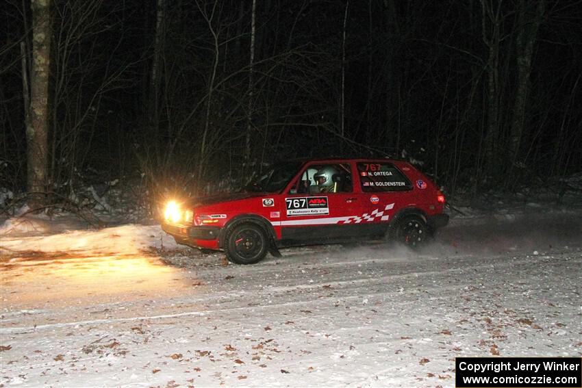 Nino Ortega / Peyton Goldenstein VW GTI on SS4, Nemadji Trail West II.