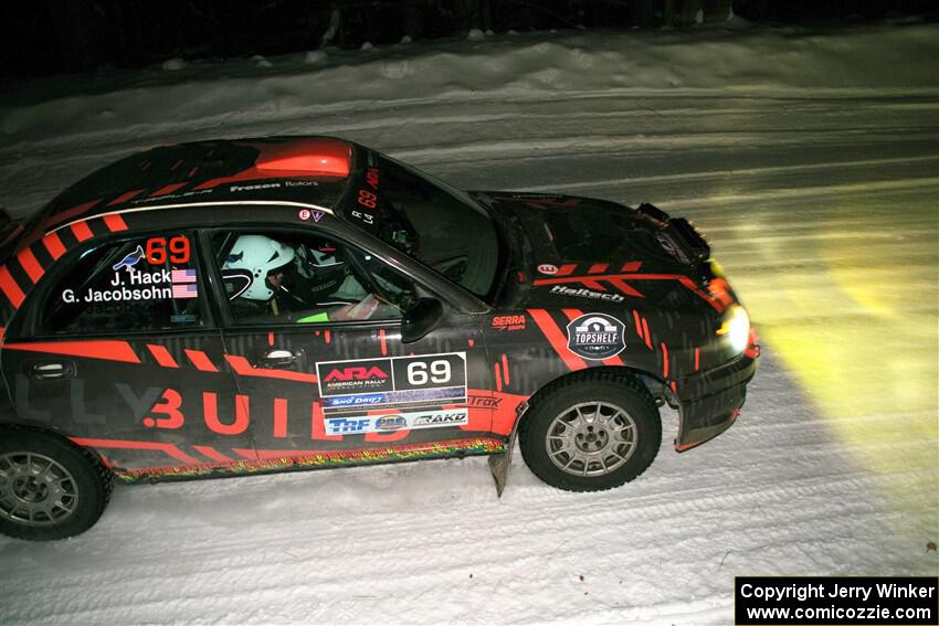 Gabe Jacobsohn / Jason Hack Subaru WRX STi on SS1, Meaford-Mills I.