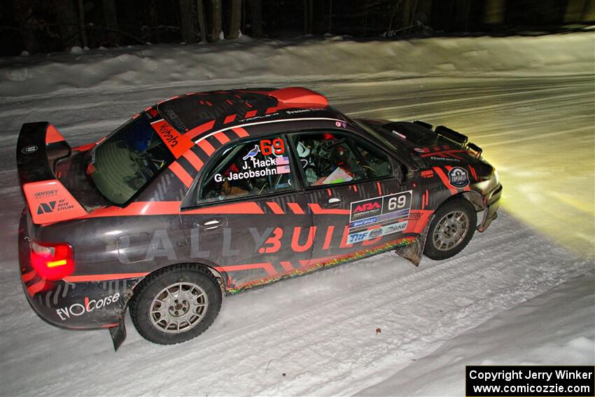 Gabe Jacobsohn / Jason Hack Subaru WRX STi on SS1, Meaford-Mills I.