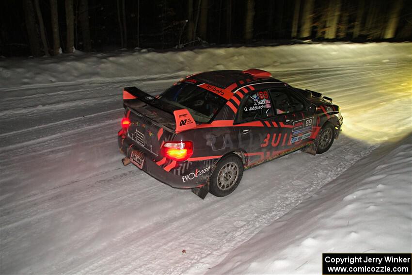 Gabe Jacobsohn / Jason Hack Subaru WRX STi on SS1, Meaford-Mills I.