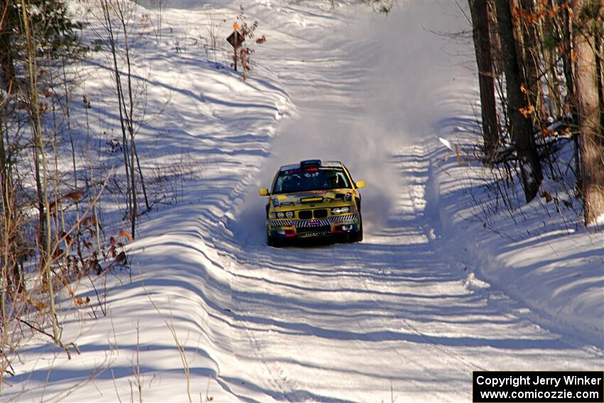 Matt Nykanen / Will Ross BMW 328i on SS13, Sage Creek-Vondette.
