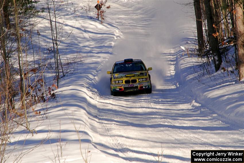 Matt Nykanen / Will Ross BMW 328i on SS13, Sage Creek-Vondette.