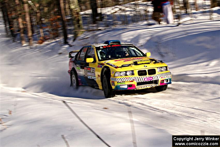 Matt Nykanen / Will Ross BMW 328i on SS13, Sage Creek-Vondette.