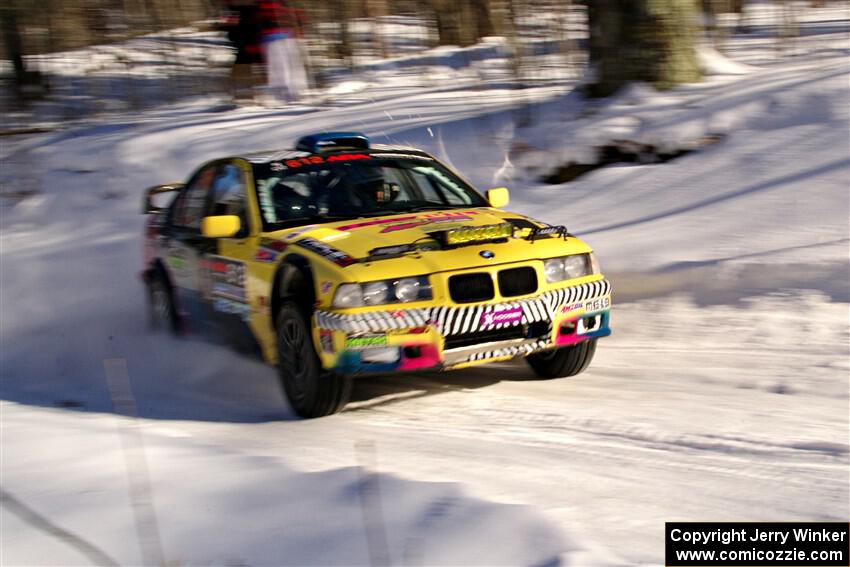 Matt Nykanen / Will Ross BMW 328i on SS13, Sage Creek-Vondette.