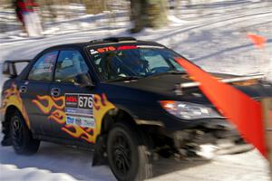 Sam Jacques / Kyle Cooper Subaru Impreza on SS13, Sage Creek-Vondette.