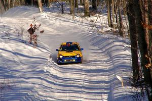 Tom Mayer / Dillon McKenna Subaru WRX on SS13, Sage Creek-Vondette.