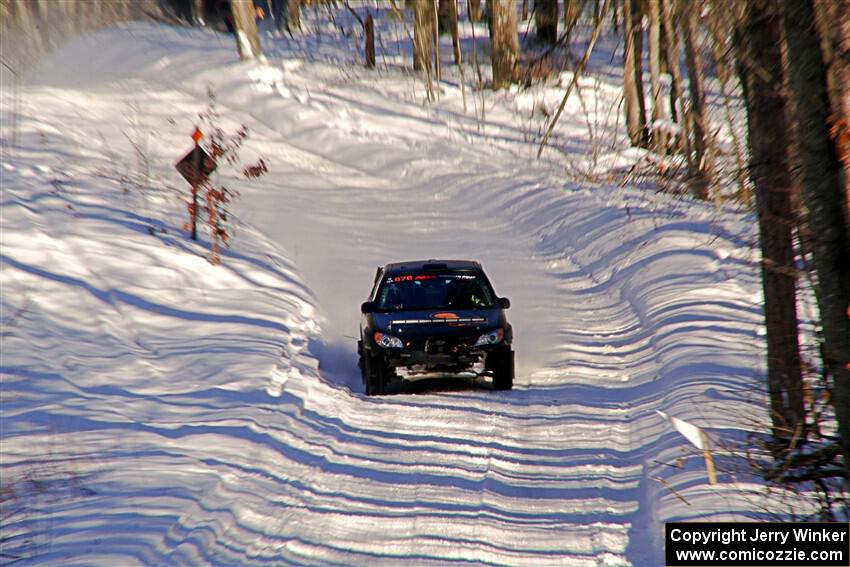 Sam Jacques / Kyle Cooper Subaru Impreza on SS13, Sage Creek-Vondette.