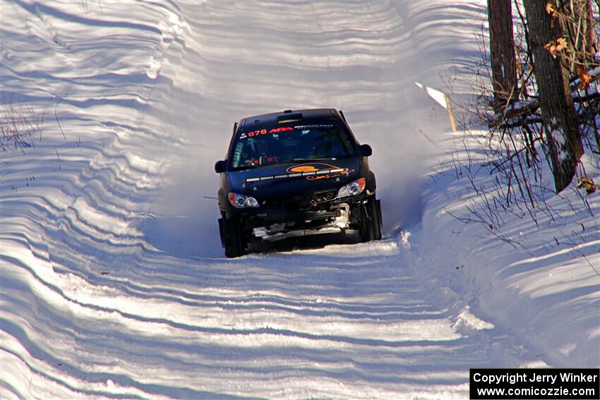 Sam Jacques / Kyle Cooper Subaru Impreza on SS13, Sage Creek-Vondette.
